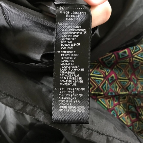 FOREVER 21 Green & Black Pattern Ruffle Dress - Picture 7 of 7